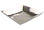 Schale quadratisch versilbert 31x31 cm