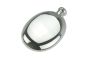 Sterling-Silber Flachmann glatt