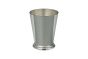 Becher Vase glatt versilbert