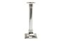 Kerzenleuchter quadratischer Fuss versilbert 21 cm