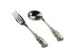 Babybesteck Häschen Set versilbert