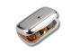 Pillendose Sterling-Silber Sillems eckig