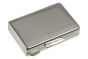 Pillendose Silber Riefen 59 mm x40 mm