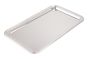 Tablett rechteckig versilbert 31x18 cm