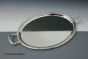 Tablett versilbert oval 45 x 34 cm mit Griffen