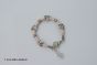 Kinderschmuck Kordelarmband mit Silber Schmetterlingen