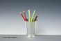 Becher Vase glatt versilbert