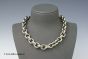 Halskette Collier Sterling-Silber 925/000 teilrutheniert