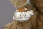 Beissring Rassel Hase versilbert 