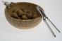 Nussknacker Sterling_Silber Faden mit Bambusschale und versilberter Gans