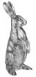 Hase stehend Sterling-Silber 27 cm