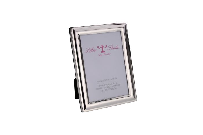 Rahmen versilbert glatt 8,1x11,8 cm