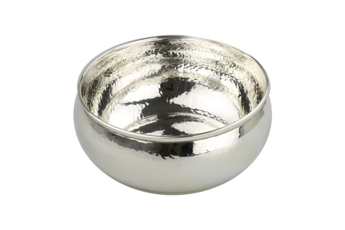 Sterling-Silber Schale mit Hammerschlag 10 cm