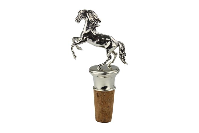 Silberkorken mit Pferd Sterling-Silber
