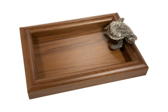 Taschenleerer mit Schildkröte
