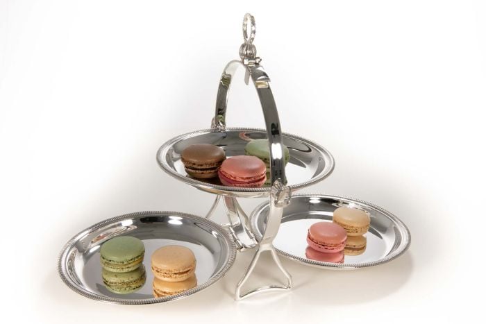 Etagere klappbar versilbert