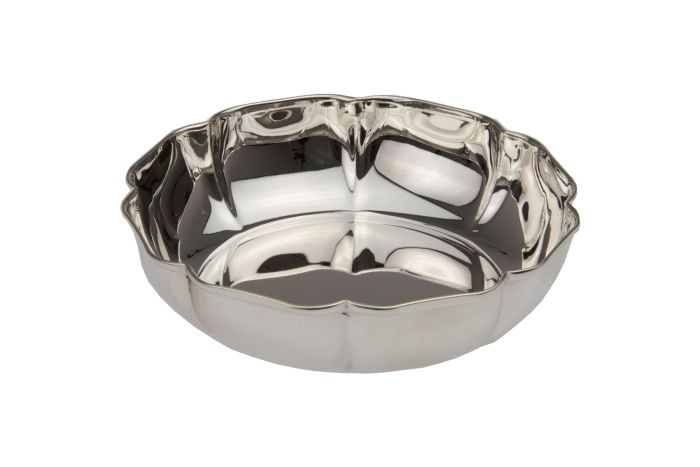 Silber Schale Blumenform 10 cm