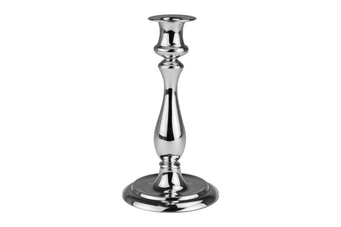 Silberleuchter Biedermeier Flämisch 16 cm