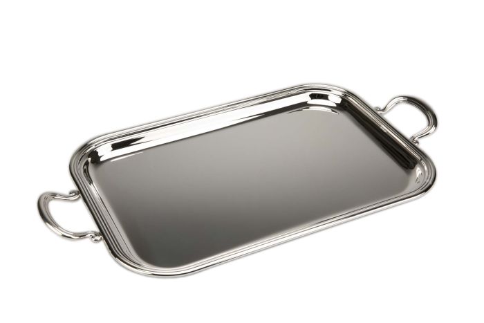 Tablett rechteckig Griffe 39x26 cm