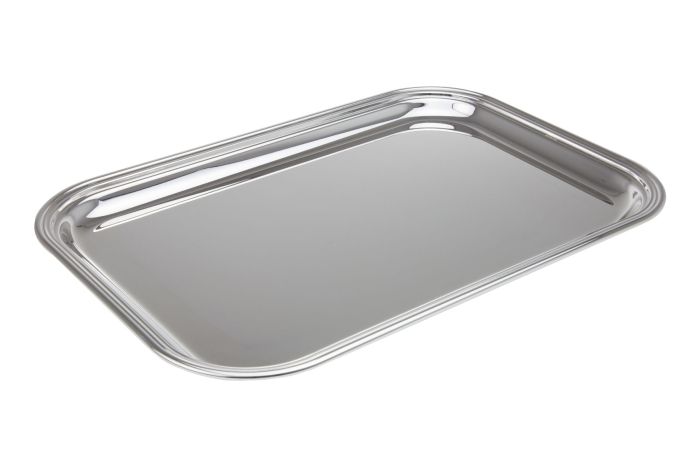 Tablett versilbert 39 x 26 cm