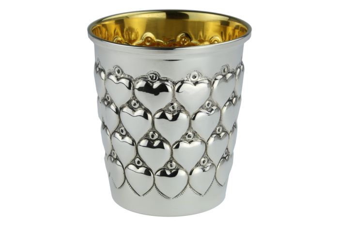 Herzbecher Taufbecher 9 cm Sterling-Silber 925/000