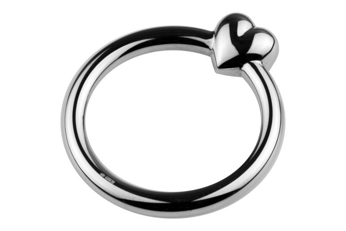 Babyrassel Ring mit Herz