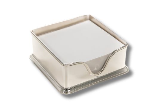 Zettelkasten Sterlingsilber quadratisch