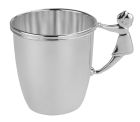 Silber Kinderbecher Taufbecher Mädchen Mädchengriff