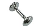 Babyrassel Silber Hantel