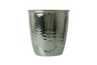 Sterling-Silber Becher Taufbecher mit Hammerschlag 7 cm
