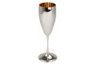 Champagner Flut Kelch versilbert 