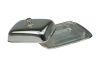 Sterling-Silber Butterdose glatt mit Deckel