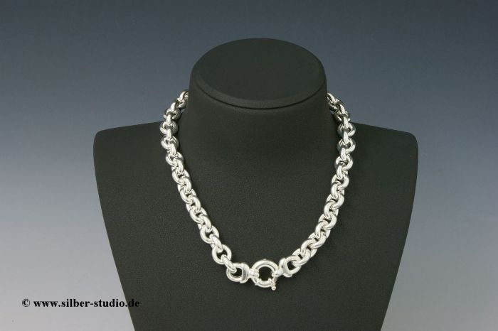 Halskette Collier  Sterling-Silber 925/000 Ringkette