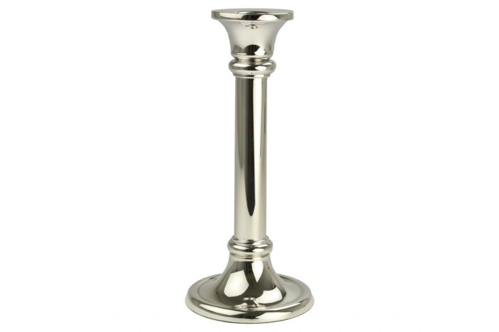 Sterling-Silber Kerzenleuchter glatt 20 cm
