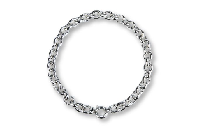 Halskette Collier Sterling-Silber 925/000 Ringkette