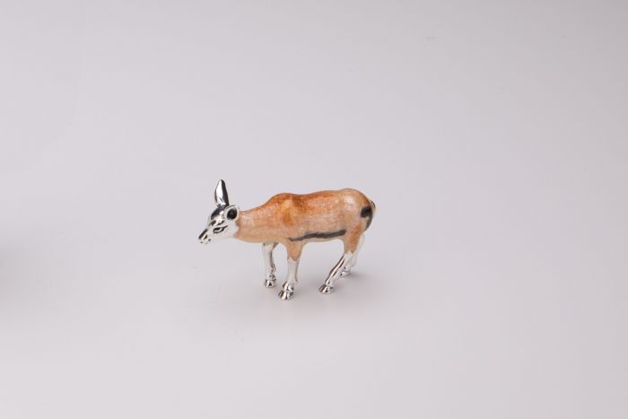 Impala Antilopen Kalb aus Sterling-Silber