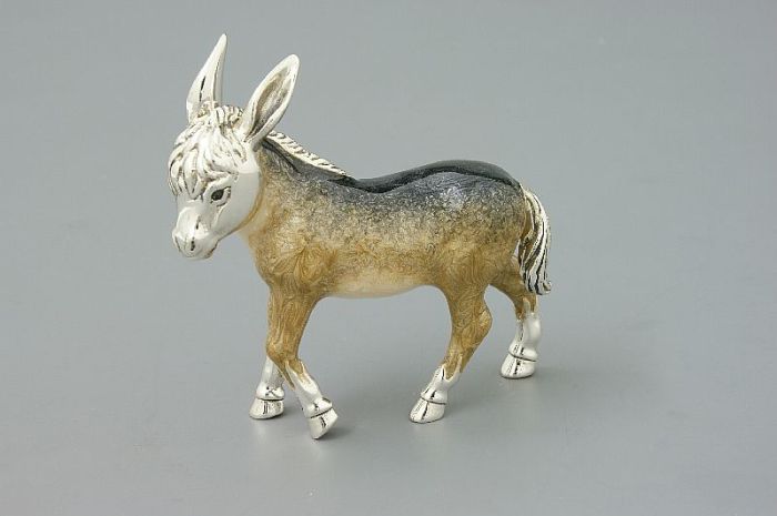 Silber Esel groß