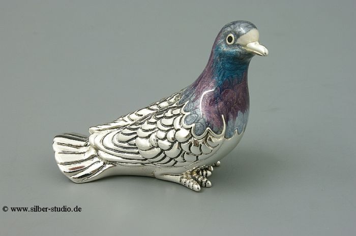 Silber Taube groß