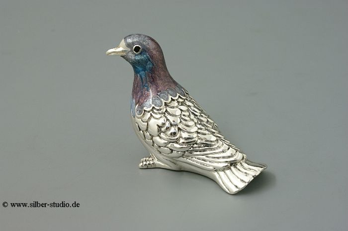 Silber Taube mittlere Größe