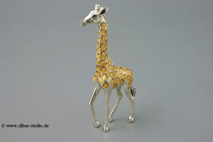 Silber Giraffe groß