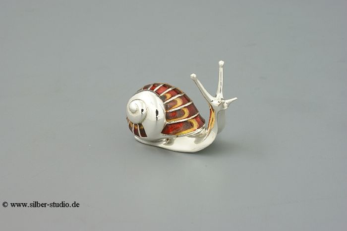 Silber Schnecke mittlere Größe