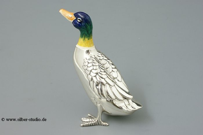 Silber Ente groß