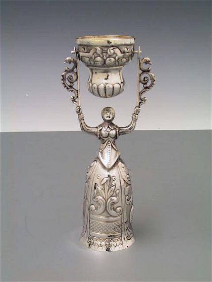 Silber Hochzeitsbecher Brautbecher 14,5 cm