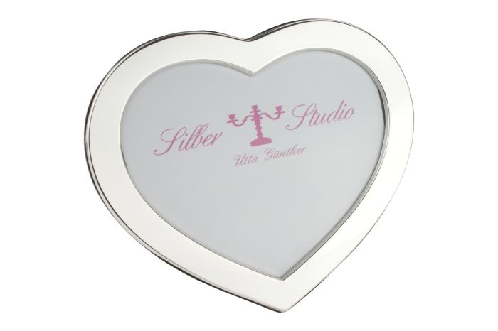 Herz Bilderrahmen Sterling-Silber 10x15 cm