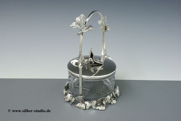 Marmeladendose, Parmesandose Silber 