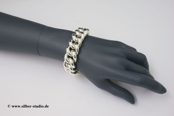 Armband Panzerkette Sterling-Silber 925/000