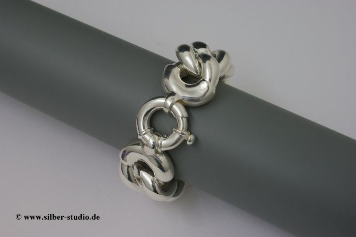 Armband Panzerkette breit Sterling-Silber 925/000
