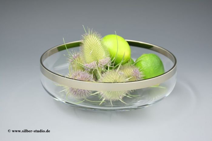 Schale klein Platin 22,5cm