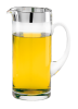 Kristallkrug mit Silberrand 1,5 Liter