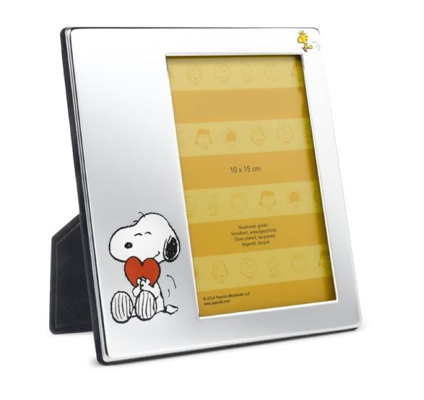 Bilderrahmen Snoopy versilbert